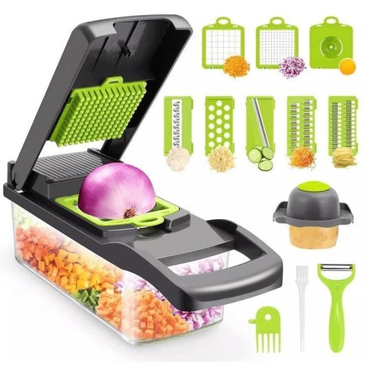 14 in 1 Vegetable Chopper with 8 Blades