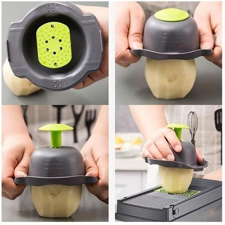 14 in 1 Vegetable Chopper with 8 Blades